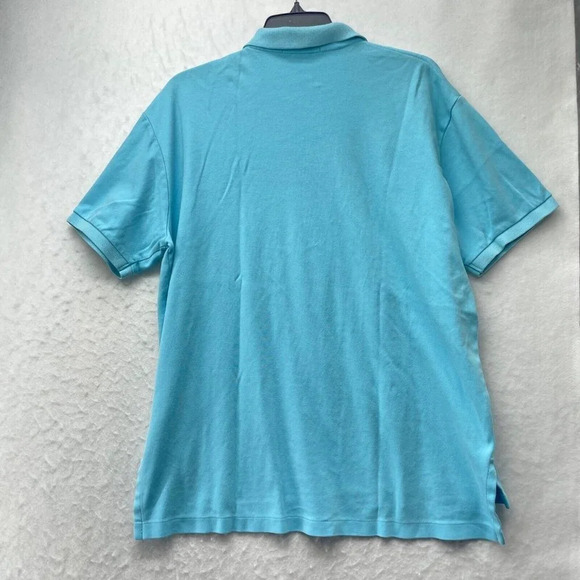 Polo By Ralph Lauren Shirt Men's L Light Blue Classic Collared Embroidered Logo - Picture 2 of 11